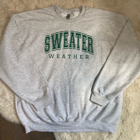 Sweater weather fall sweatshirt - Picture 6 of 7